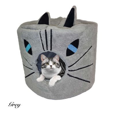 Cat Igloo Bed with Cat Face