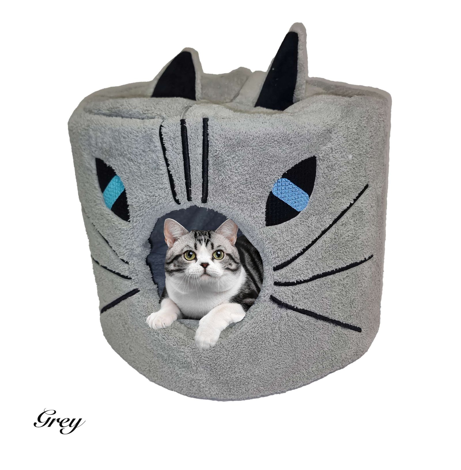 Cat Igloo Bed with Cat Face