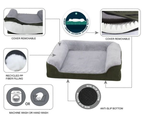 Orthopedic Luxury Sofa Bed with High Quality Warming Memory Foam - Image 5