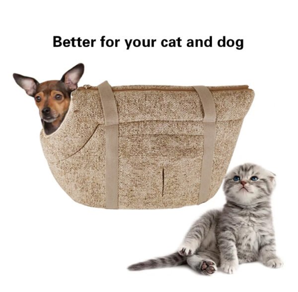 High Quality Soft Sofa Fabric Carrier with zip and shoulder straps