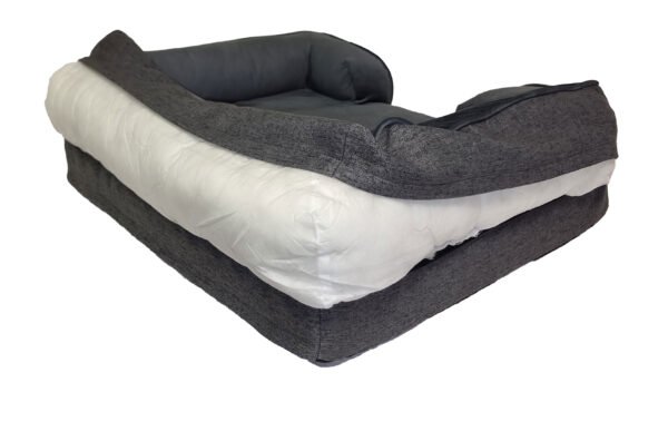 Orthopedic Memory Foam Luxury Suede Sofa Bed
