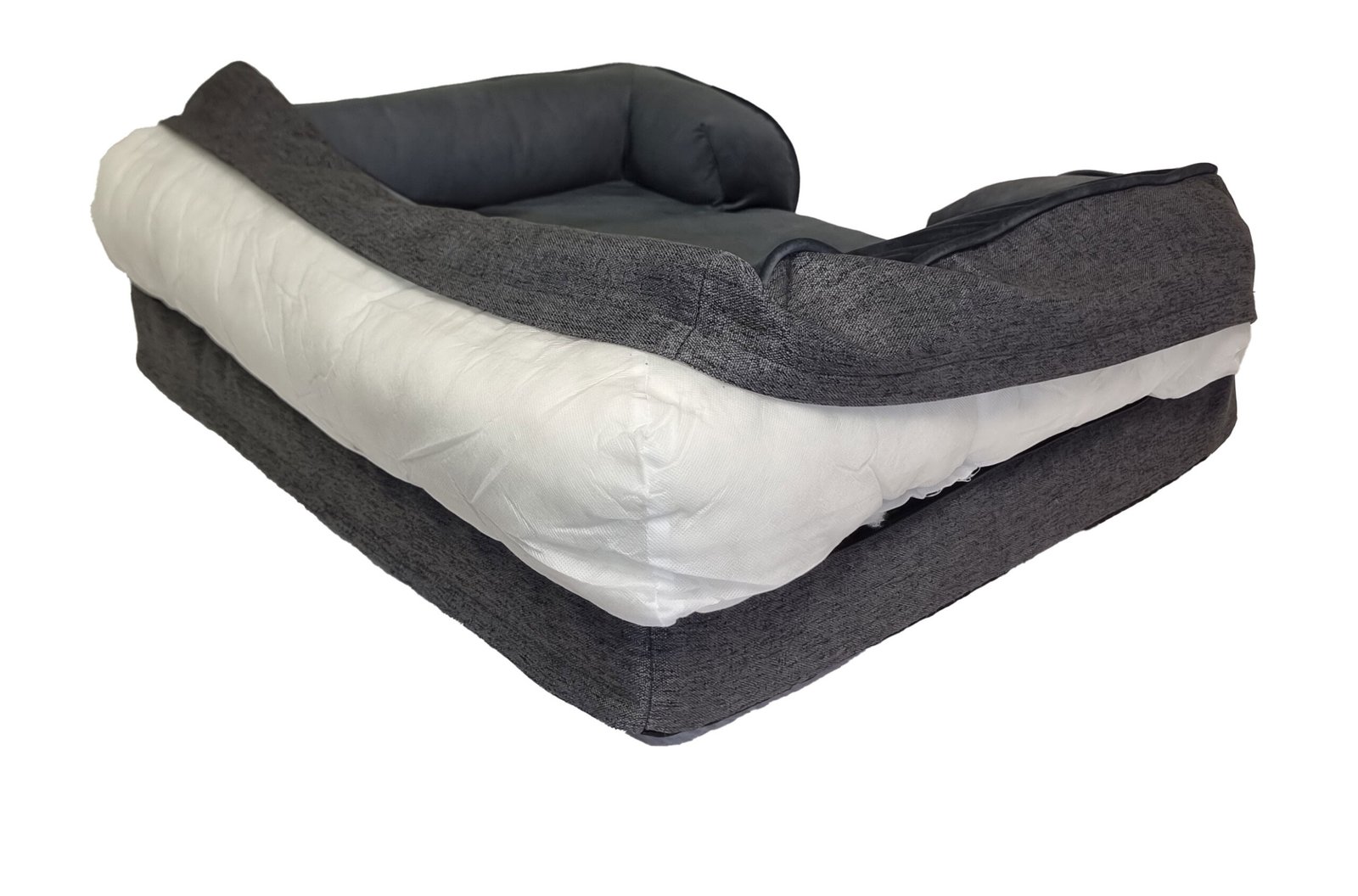 Orthopedic Memory Foam Luxury Suede Sofa Bed
