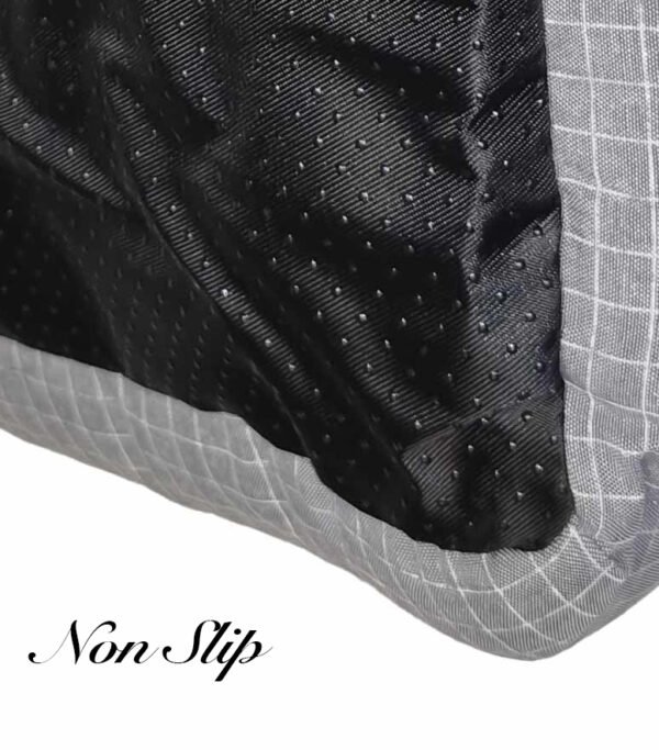 Dog Bed - Luxury Square Check with Removable Cushion