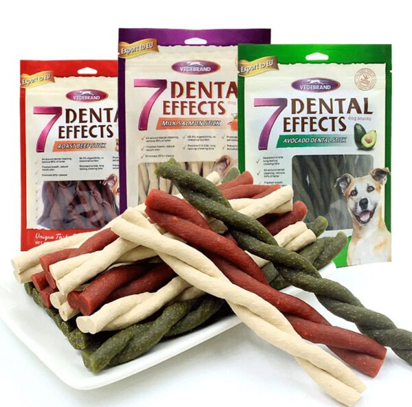 Dog Dental Chew Treat Sticks (Set of 3 Packs)