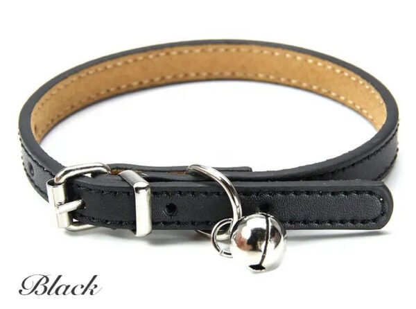 Luxury Cat Collars Genuine Leather High Quality - Image 3