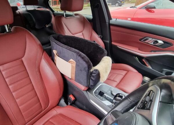 Luxury Super Soft Fabric Car Seat With Soft Plush Cushion
