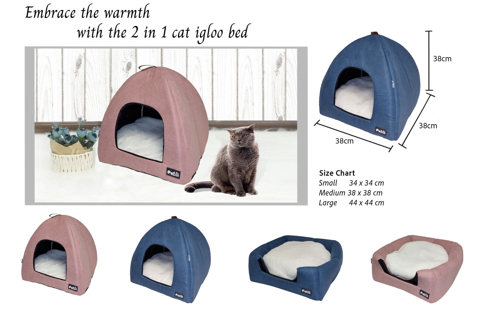 Cat Igloo Bed scaled