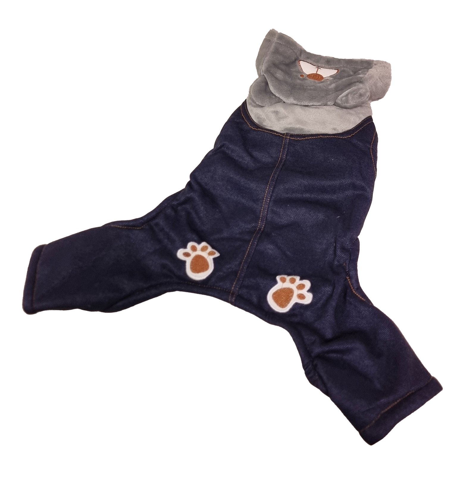 Dog Jean Jumper with 4 Legs - High Quality