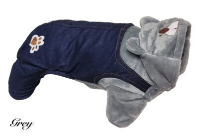 Dog Jean Jumper with 4 Legs - High Quality