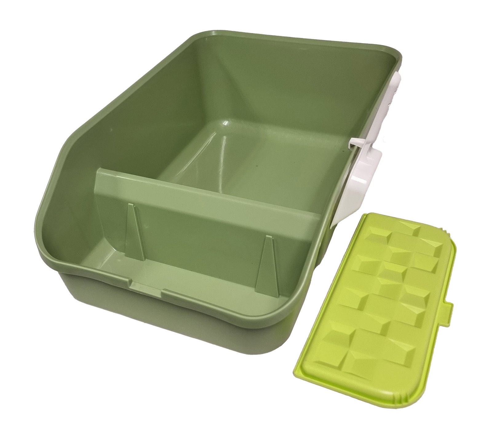 Cat Litter Tray with Storage Compartment