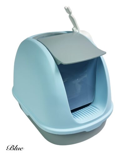 Cat Litter Tray with Swing Door