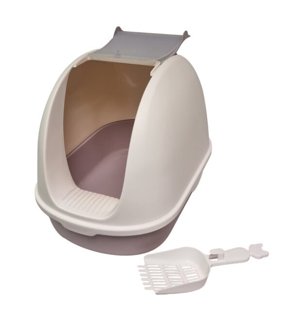 Cat Litter Tray with Swing Door