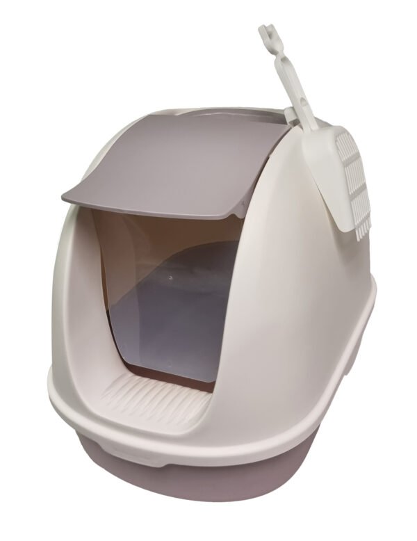 Cat Litter Tray with Swing Door