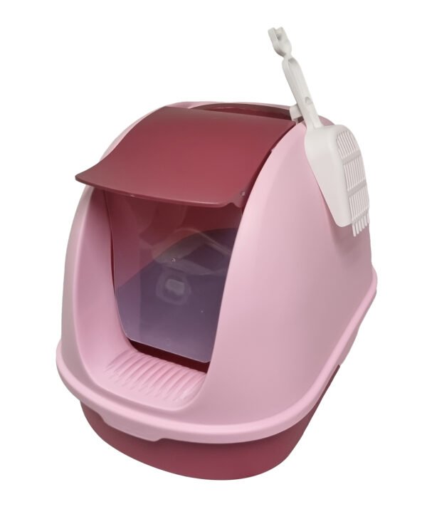 Cat Litter Tray with Swing Door
