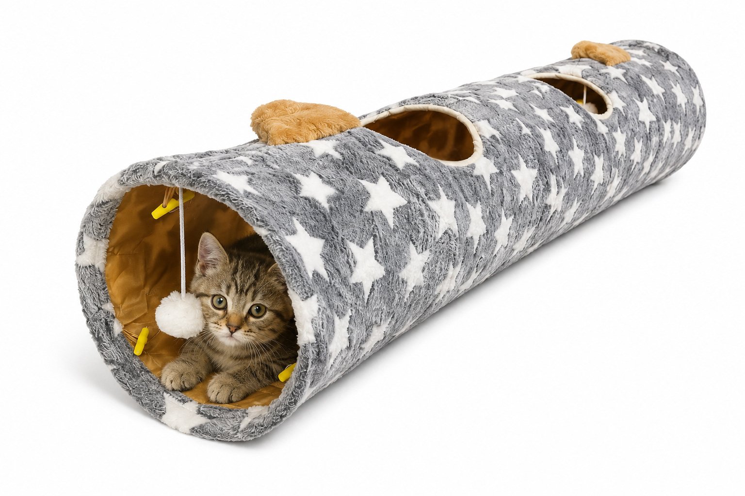 Plush Interactive Cat Tunnel
