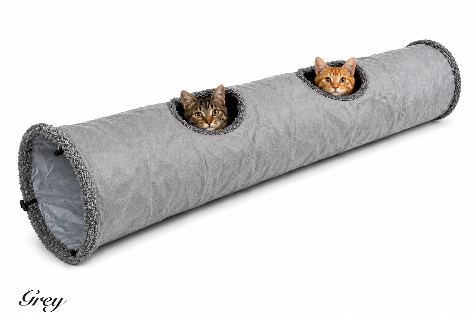 Soft Interactive Plush Cat Tunnel