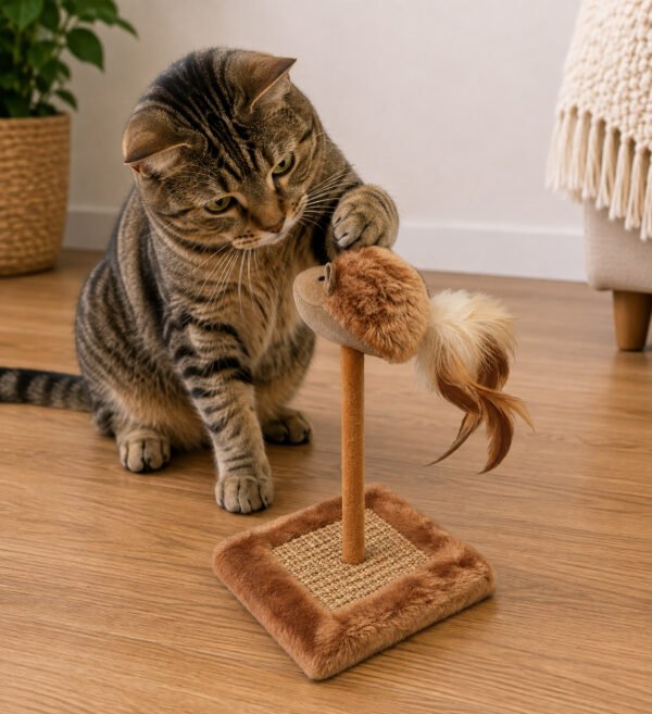 Interactive Cat Play Toy with Sound
