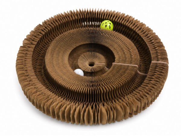 Interactive Cardboard Cat Scratcher & Toy
