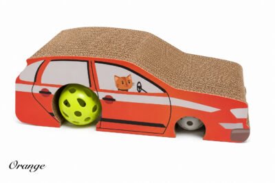 Interactive Cardboard Cat Scratcher & Toy