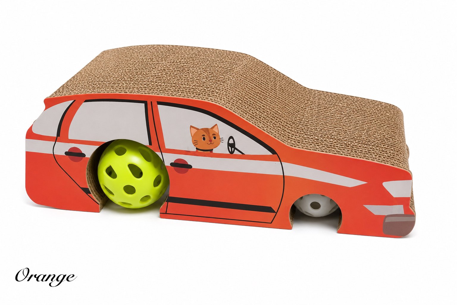 Interactive Cardboard Cat Scratcher & Toy