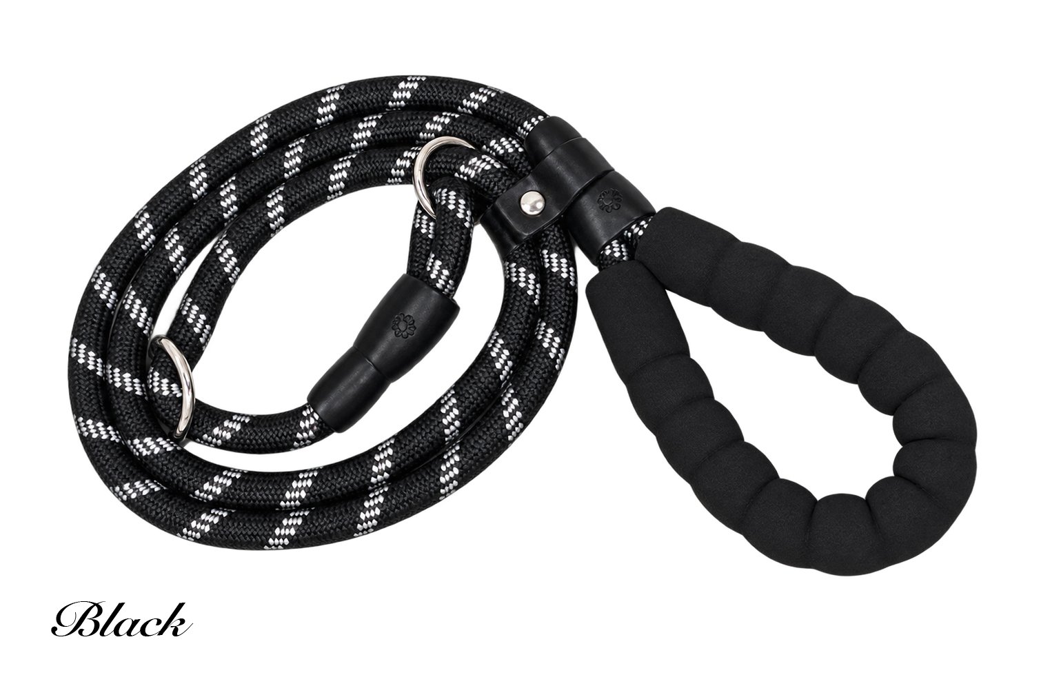 Premium Rope Dog Leads in Black, Blue, Green, Pink & Red