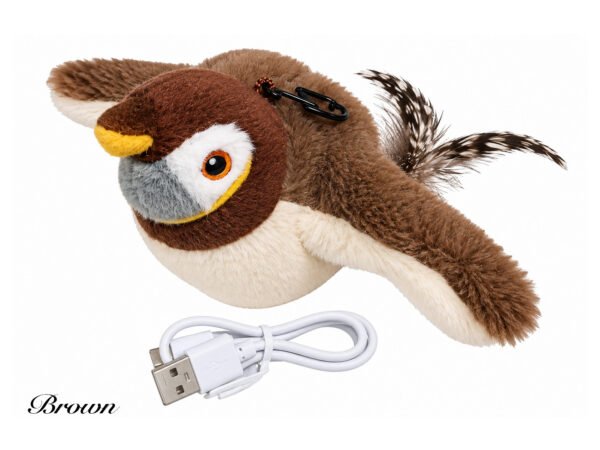 Touch-Sensitive Interactive Cat Toys – Plush Bird & Flying Fish