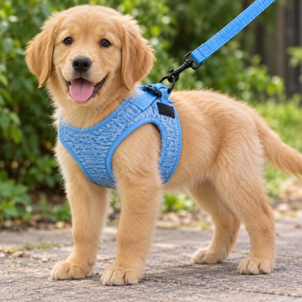 Padded Dog Harness and Matching Lead Set